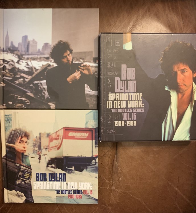 Bob Dylan Springtime In New York: The Bootleg Series Vol. 16 1980-1985 Five CD and 99 page Book In Slipcase Box
