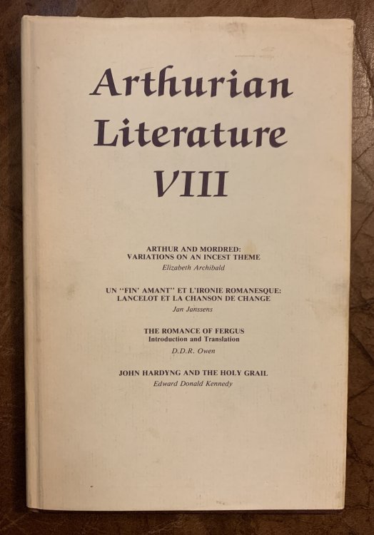 Arthurian Literature VIII (Vol 8)