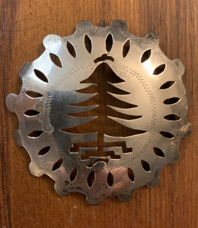 Image for Silver Haudenosaunee Tree Of Peace Pendant Richard Chrisjohn Silver Haudenosaunee Tree Of Peace Pendant Richard Chrisjohn