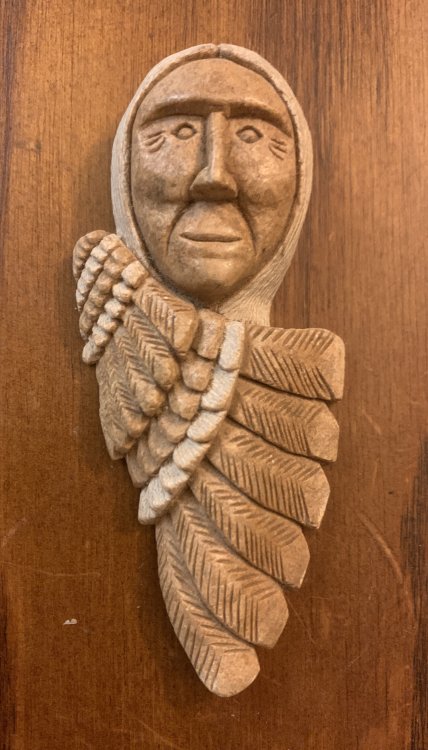 Eagle Spirit Iroquois Soapstone Carving