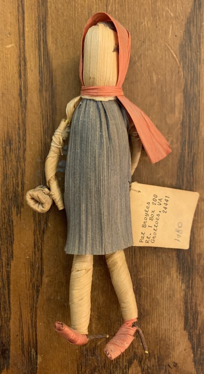 Shenandoah Valley Handmade Colonial Corn Husk Doll