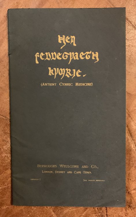 Antient Cymric Medicine Hen Feddegyaeth Kymric