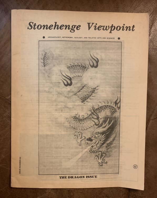 Stonehenge Viewpoint Issue Number 62 THE DRAGON ISSUE 