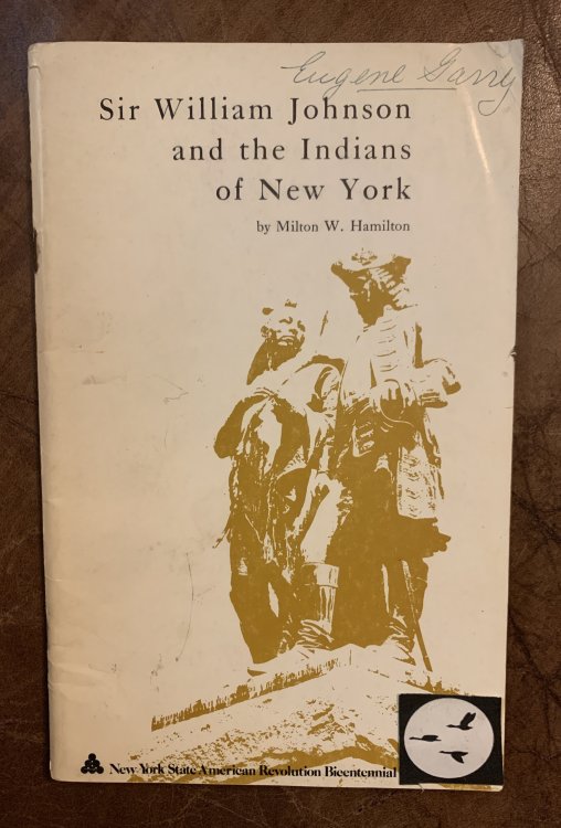Sir William Johnson and the Indians of New York
