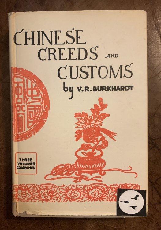 Image for Chinese Creeds And Customs Three Volumes Combined Chinese Creeds And Customs Three Volumes Combined