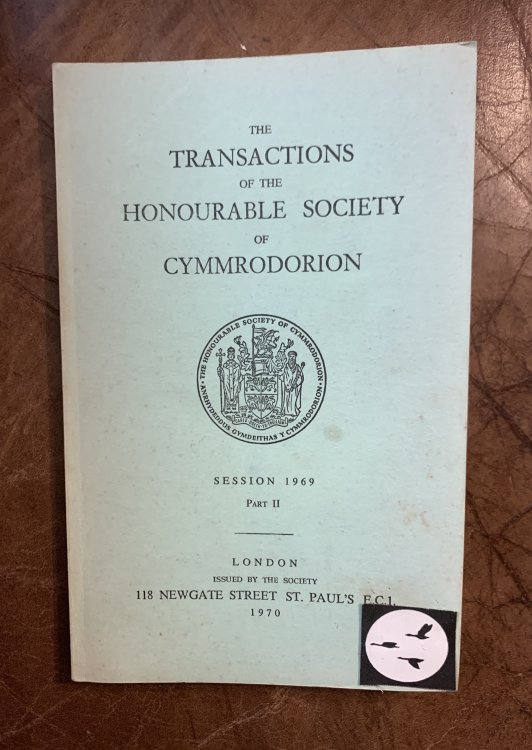 Arthurian Onomastics, The Transactions Of The Honourable Society Of Cymmrodorion Session 1969 Part II