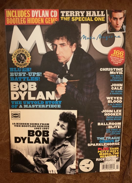 Mojo Music Magazine March 2023 Issue 352 BOB DYLAN The Untold Story of A Masterpiece Includes Dylan CD Bootleg Hidden Gems From The Bootleg Series 1963-1997 Bob Dylan