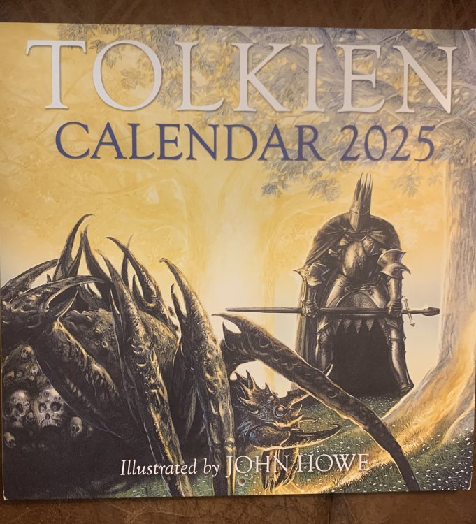 Tolkien Calendar 2025 Color Illustrated John Howe