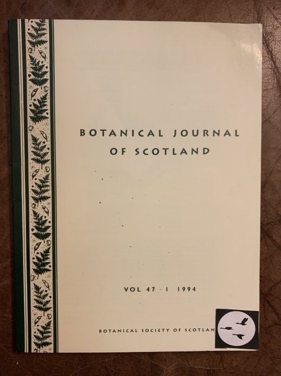 Observations on Desmids from Scotland, Shetland, Cumbria and the English Midlands Botanical Journal Of Scotland Vol. 47 Part I 1994