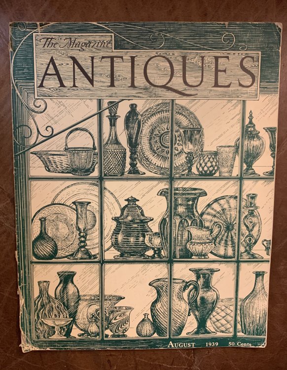 Antiques Vol.XXXVI No.2 August 1939 American Glass