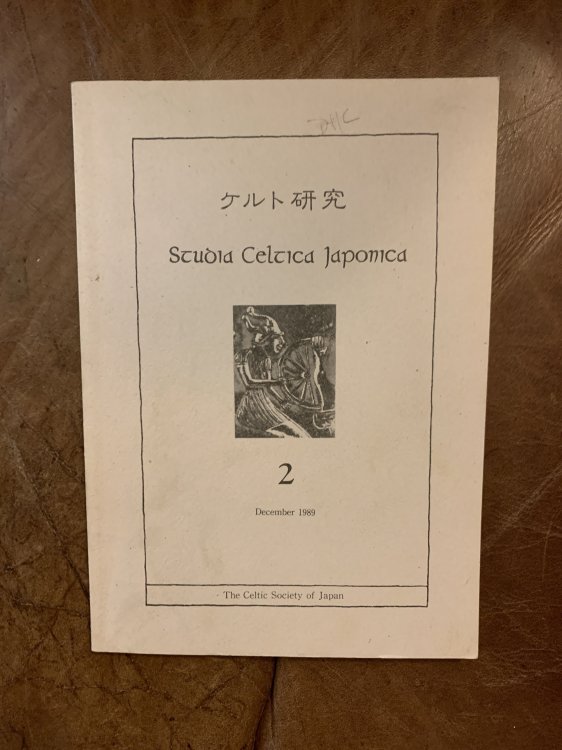 Studia Celtica Japonica New Series, No. 2 December 1989