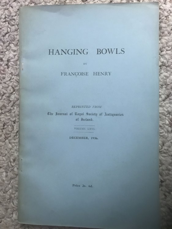 Hanging Bowls By Francoise Henry The Journal Of The Royal Society of Antiquaries Volume LXVI December 1936