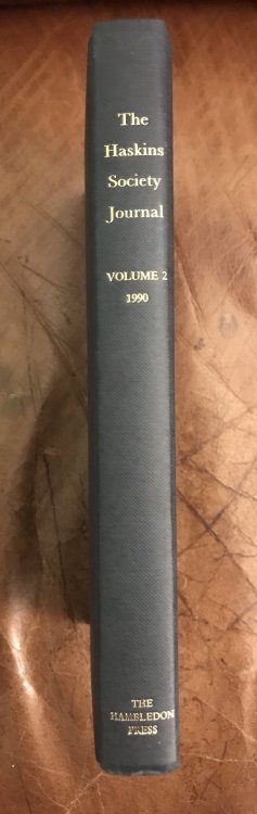 The Haskins Society Journal Studies In Medieval History Volume 2 1990