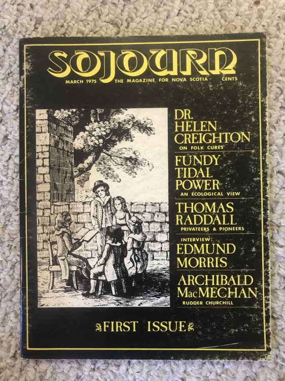 Dr. Helen Creighton On Folk Cures Sojourn The Magazine For Nova Scotia March 1975 FIRST ISSUE