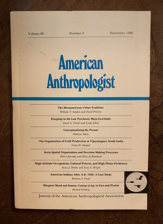 Kingship in the Late Preclassic Maya Lowlands American Anthropologist Volume 90 Number 3 September 1988