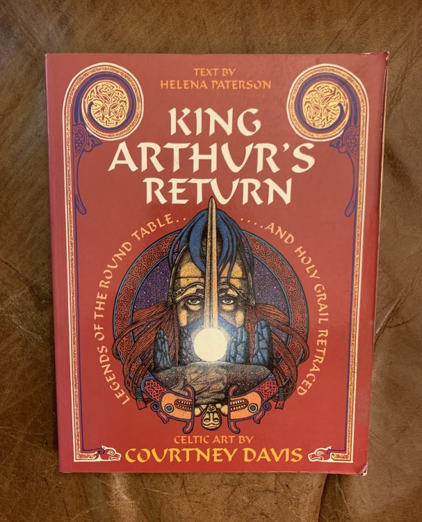 King Arthur's Return Celtic Art by Courtney Davis