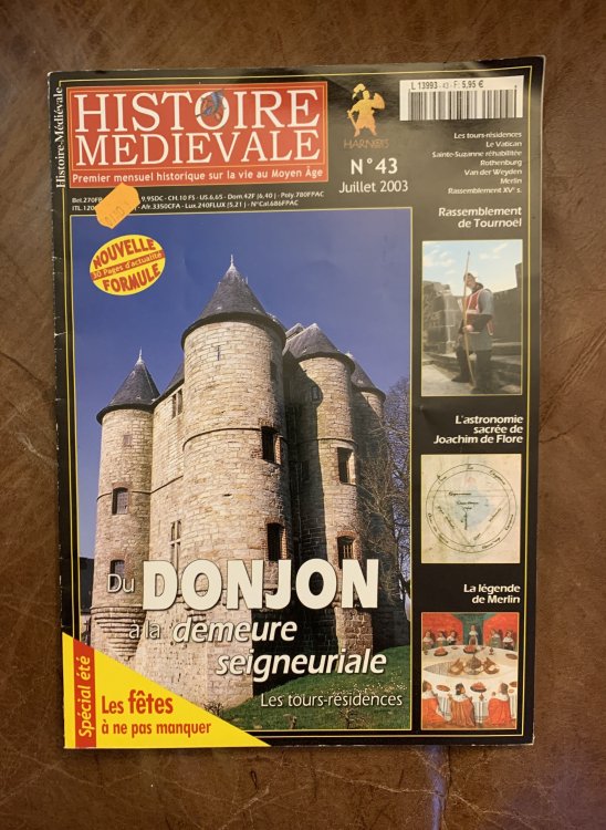 Histoire Medievale Premier Mensuel Historique Sur La Vie Au Moyen Age No. 43 Juillet 2003 Merlin: rachat d'une legende Par Cl mentine Guilbaud