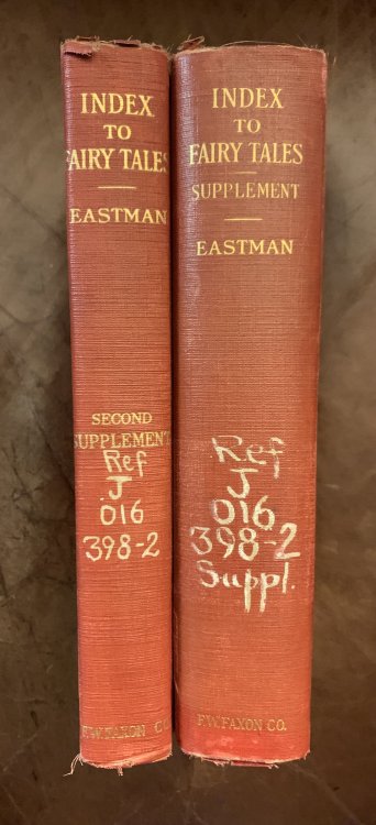 Index To Fairy Tales Myths And Legends Two Original Hardcovers