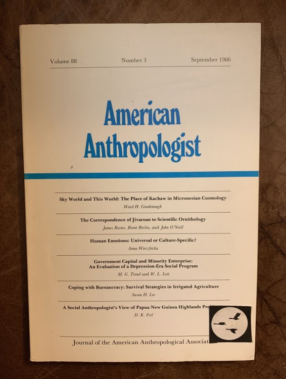 Sky World and This World: The Place of Kachaw in Micronesian Cosmology American Anthropologist Volume 88 Number 3 September 1986