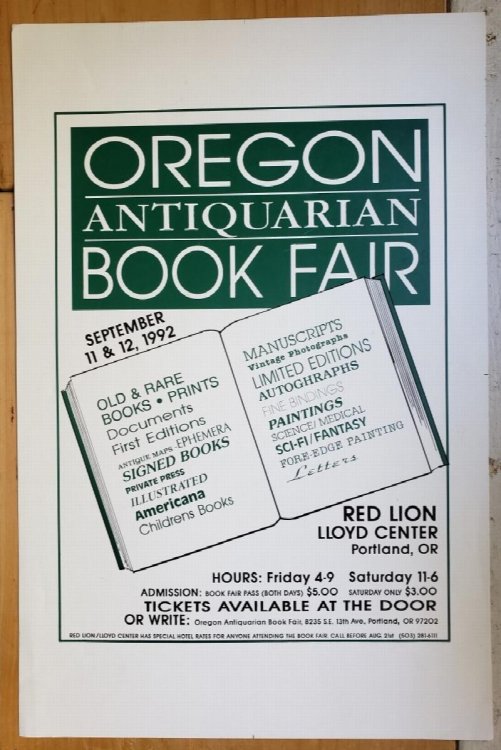 Original Book Fair Poster - 