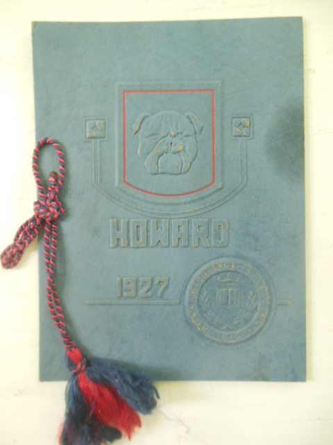 Vintage Program Howard University Commencement 1927