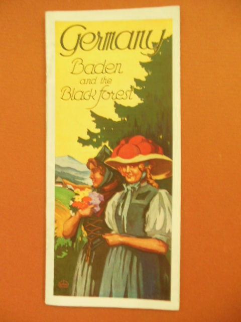 Germany Baden and the Black Forest Vintage Travel Brochure