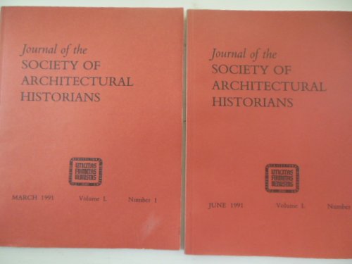 Journal of the Society of Architectural Historians 1991 Vol.L, Nos. 1 and 2