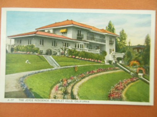 The Joyce Residence Beverley Hills California color Postcard