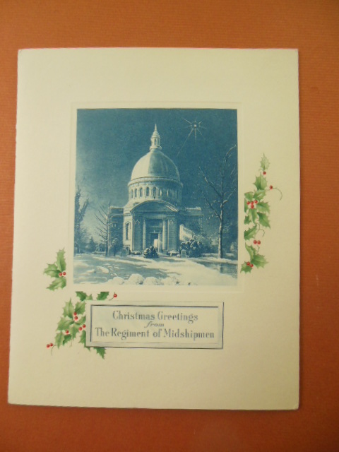 Christmas Greetings From the Regiment of Midshipmen (circa 1960's)