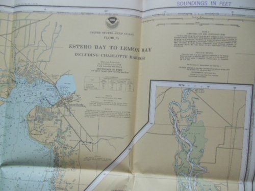 United States Gulf Coast Florida Nautical Chart From Estero Bay to Lemon Bay Including Charlotte Harbor (11426)
