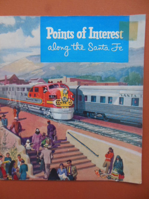 Points of Interest Along the Santa Fe 1954