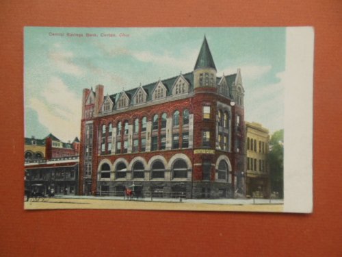 Central Savings Bank Canton, Ohio Postcard