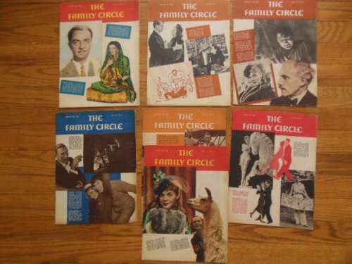 The Family Circle Magazine 7 Issues 1938