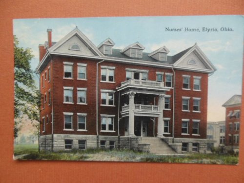 Postcard Nurses' Home Elyria, Ohio 1914