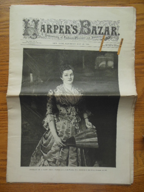 Harper's Bazar Magazine Saturday, May 26, 1888