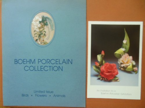 Boehm Porcelain Collection Limited Issue Birds, Flowers, Animals (Exhibit invitation laid-in)