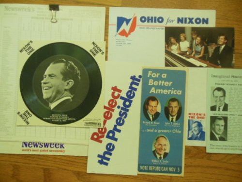 Political Ephemera Richard Nixon 1968 Election (7 items)