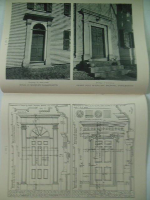 The Later Dwelling Architecture of Cape Ann -- Parts One and Two; The Monograph Series (circa 1930's)