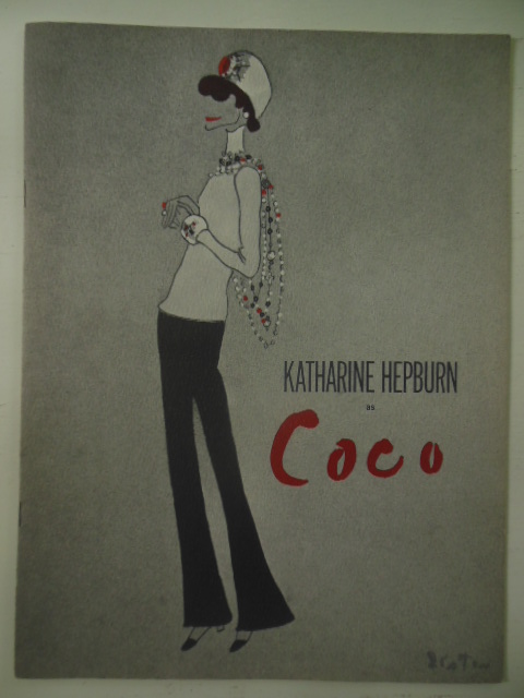 Katherine Hepburn as Coco (Theatre Program 1969)