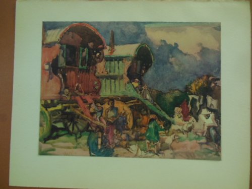 Gypsy Caravan Print Frank Brangwyn (1920's)