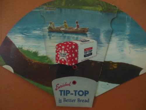 Tip-Top Bread Novelty Advertising Fan (1950 Pittsburgh)