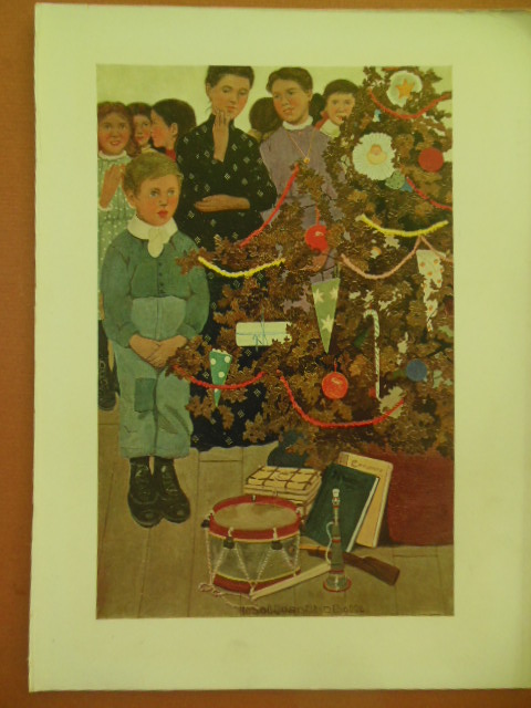Christmas Print by Ethel Franklin Botts 1906