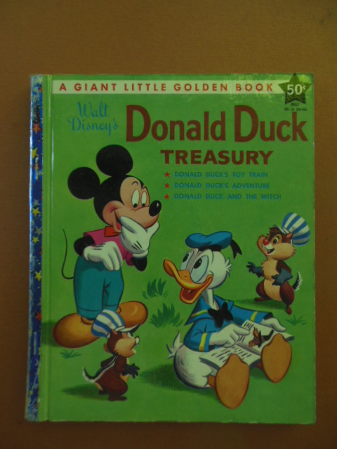 Donald Duck Treasury (A Giant Little Golden Book 1957 1st Ed.)