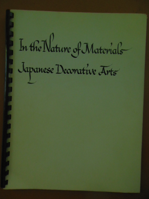 In the Nature of Materials; Japanese Decorative Arts