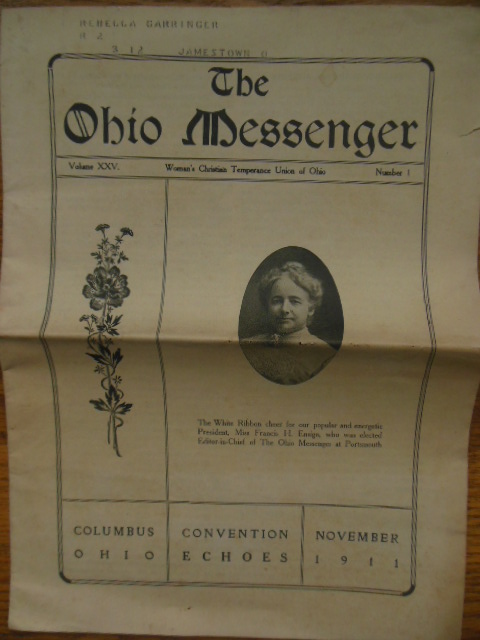 The Ohio Messenger (Woman's Christian Temperance Union of Ohio) November, 1911