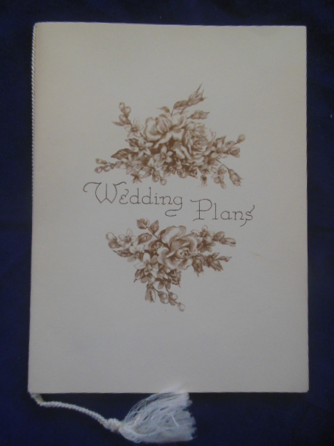 Wedding Plans Bride's Book 1950's