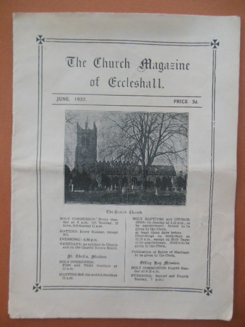 The Church Magazine of Eccleshall June, 1957 (England)