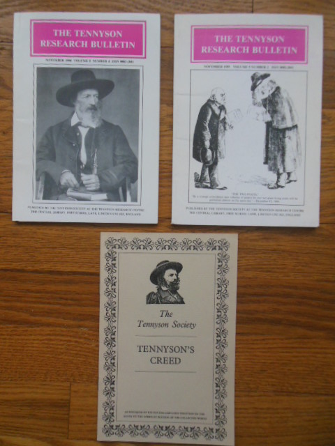 Tennyson's Creed and The Tennyson Research Bulletin Volume 5, Nos. 3 & 4 (1989-90)