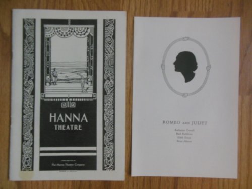 Hanna Theatre Program Cleveland 1934 (Katherine Cornell insert laid-in)