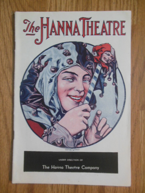 The Hanna Theatre Program (January, 1933)